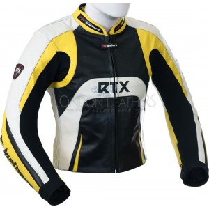 Raptor Yellow Motorcycle Leather Biker Jacket Raptor Yellow Motorcycle Leather Biker Jacket